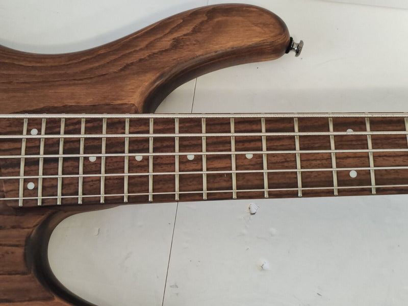 Ibanez Ergodyne EDB555 5 String Electric Bass Guitar Brown Walnut Natural - Image 10
