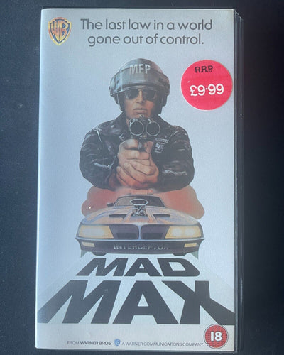 Mad Max - Mel Gibson - PAL VHS Video Tape (1979)