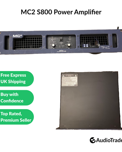 MC2 (MC Squared) S800 S-Series Premium Studio Power Amplifier