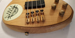 Schecter DIAMOND SERIES Custom 4 Bass Guitar active pickups - Wood Natural - Image 3