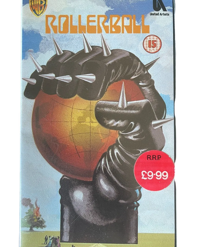 Rollerball - VHS Video Tape (PAL) - Classic Sci-Fi Film - Very Good