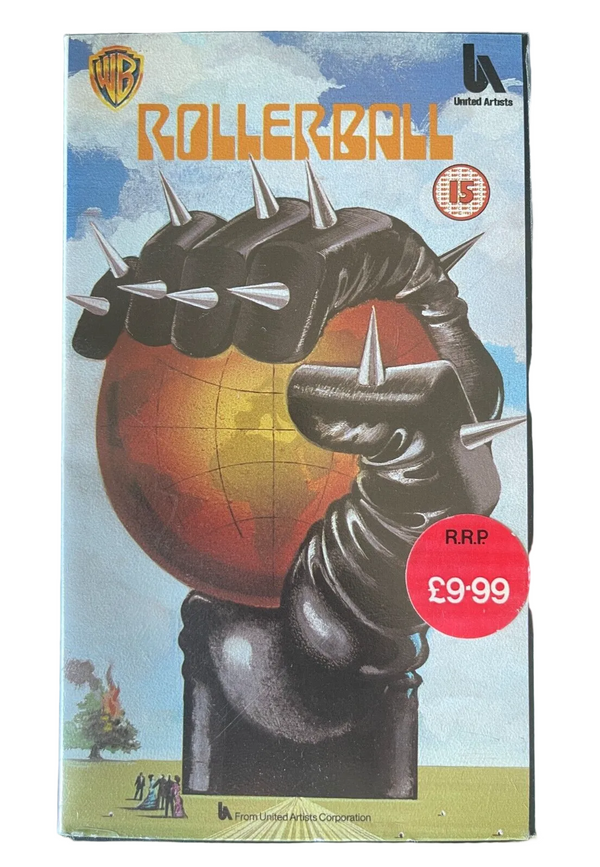 Rollerball - VHS Video Tape (PAL) - Classic Sci-Fi Film - Very Good