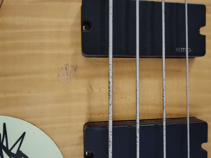 Schecter DIAMOND SERIES Custom 4 Bass Guitar active pickups - Wood Natural - Image 5