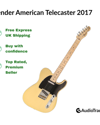 Fender American Telecaster 2017 US17027261 Butterscotch Blonde With Official Hard Case and Strap