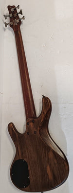Ibanez Ergodyne EDB555 5 String Electric Bass Guitar Brown Walnut Natural - Image 4