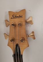 Schecter DIAMOND SERIES Custom 4 Bass Guitar active pickups - Wood Natural - Image 4