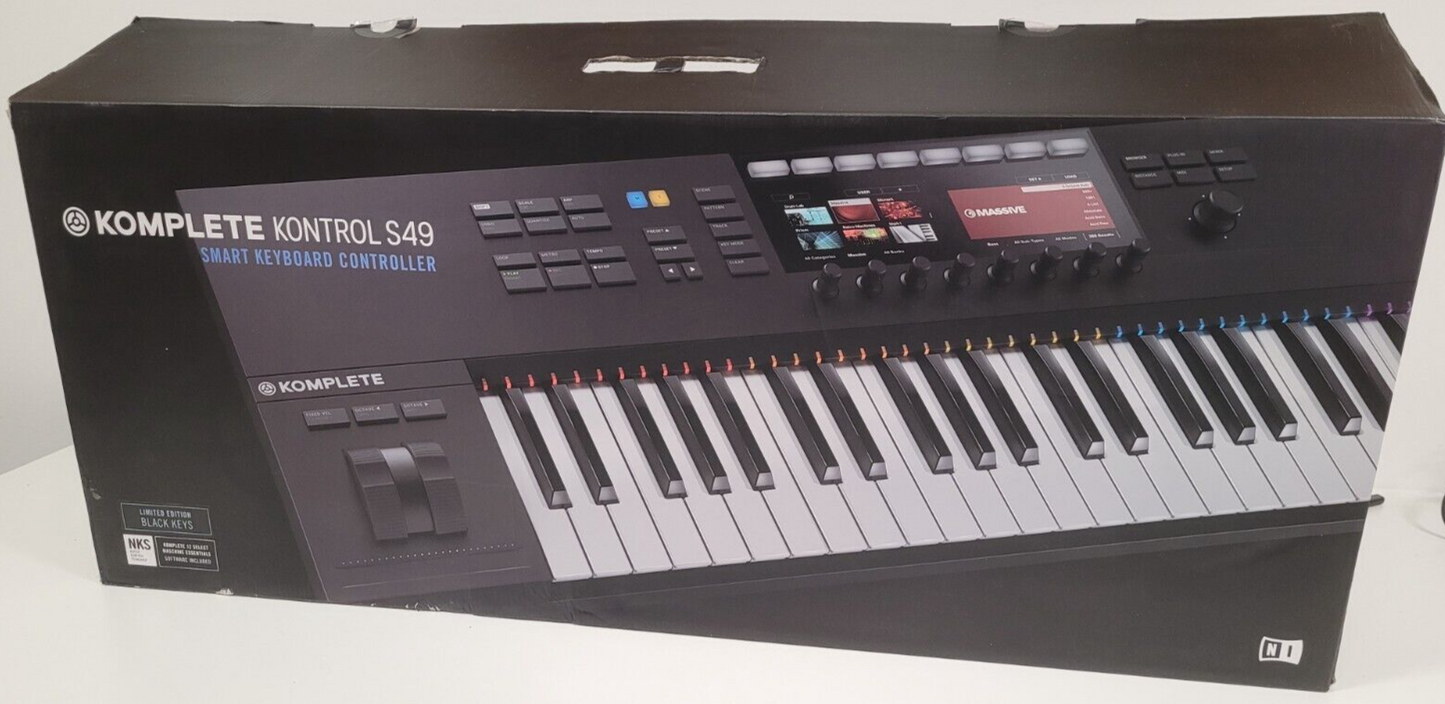 Komplete Kontrol S49 Mk2 Black Edition 【公式通販】 Komplete Kontrol S49 Mk2 Black Edition 【公式通販】
