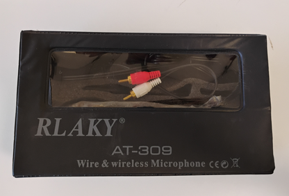 Rlaky AT-309 Wired / Wireless Microphone + Wireless Receiver w/ Original Box