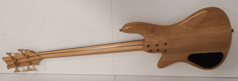 Schecter DIAMOND SERIES Custom 4 Bass Guitar active pickups - Wood Natural - Image 9