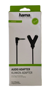 Hama Audio Adapter Single Male 3.5mm Jack to Dual Female Y Splitter - Photo 1