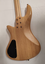 Schecter DIAMOND SERIES Custom 4 Bass Guitar active pickups - Wood Natural - Image 6