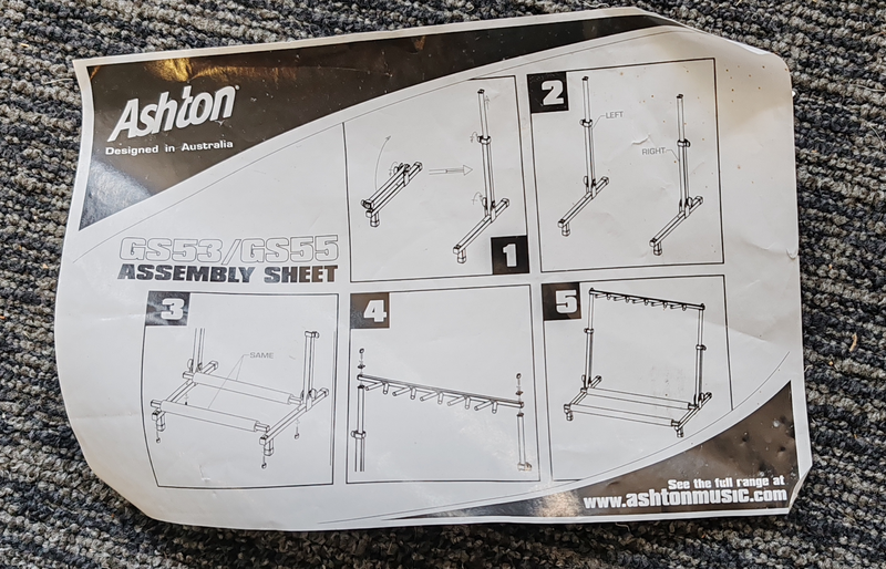 Ashton 3 Guitar Rack Holder + Manuals + Original Box - Image 9