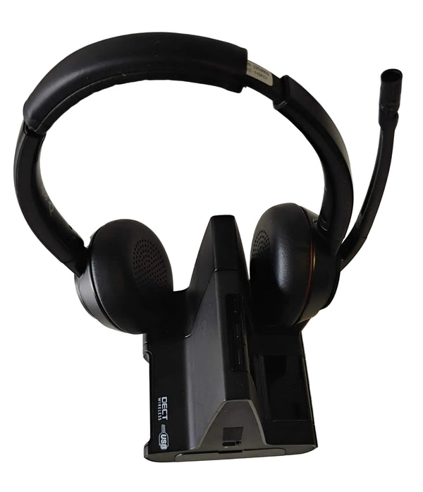 Plantronics Poly Savi W8220 – Wireless Headset System – Very Good w/ Charging Dock