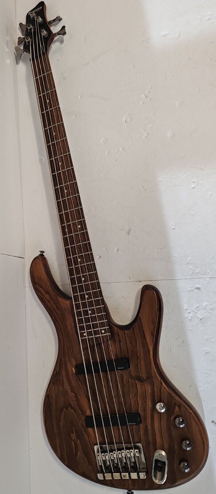 Ibanez Ergodyne EDB555 5 String Electric Bass Guitar Brown Walnut Natural - Image 2