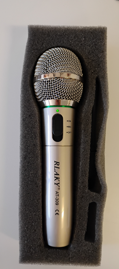 Rlaky AT-309 Wired / Wireless Microphone + Wireless Receiver w/ Original Box