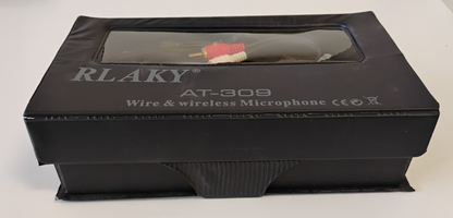 Rlaky AT-309 Wired / Wireless Microphone + Wireless Receiver w/ Original Box