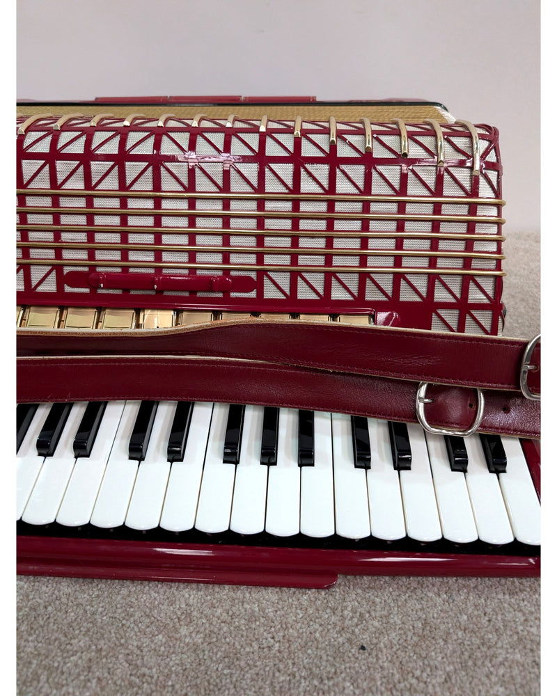 Hohner Atlantic IV Deluxe - Accordion - Red - Fair - image 5