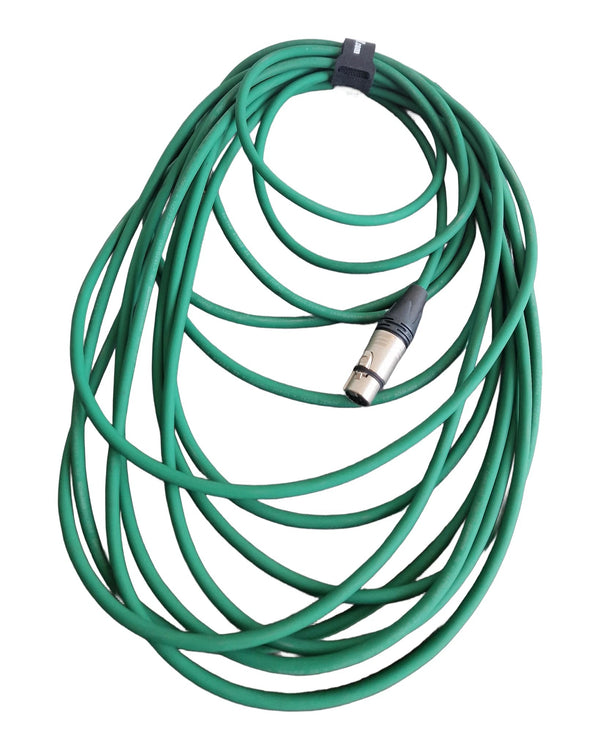 Sommer 25ft Microphone Cable - Dark Green - Microphone Cable - Very Good