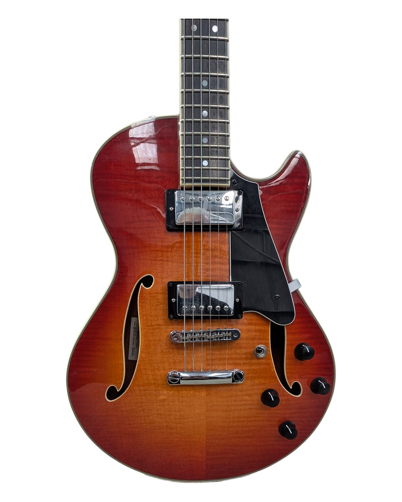 Comins GCS-1 - Electric Guitar - Cherry Sunburst - Very Good w/ Hard Case - image 1