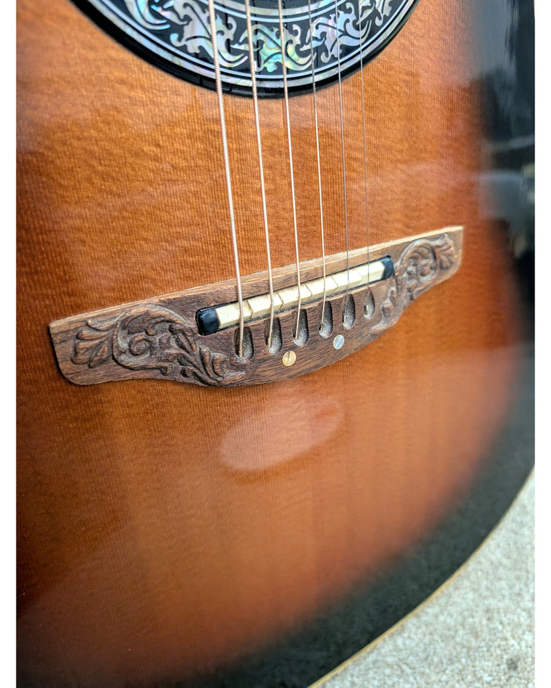 Ovation Legend Custom 1869 - Acoustic Guitar - Sunburst - Good w/ Hard Case - image 12