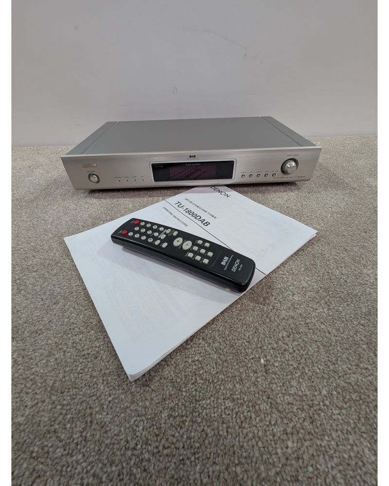 Denon TU-1800DAB - Hi-Fi Tuner - Silver - Excellent w/ Manuals & Remote Control - image 10