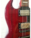 Vintage VS6 - Electric Guitar - Cherry Red - Very Good w/ Hard Case & Soft Case - Photo 13