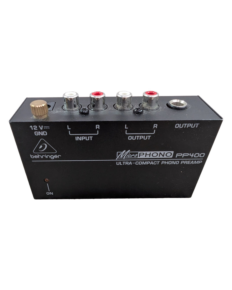 Behringer MicroPHONO PP400 - Preamp - Black - Excellent - image 1