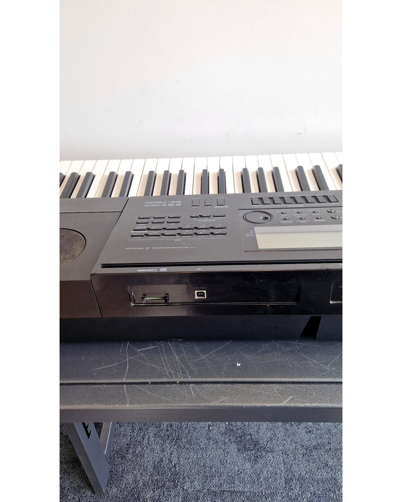 Casio WK-7600 - Musical Keyboards - Black - Very Good w/ Power Supply - Image 5