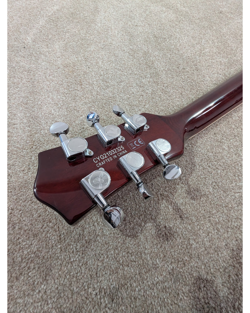 Gretsch Model Unconfirmed - Electric Guitar - Red With Dark Brown Back And Sides - Like New w/ Original Box & New Strings - image 16