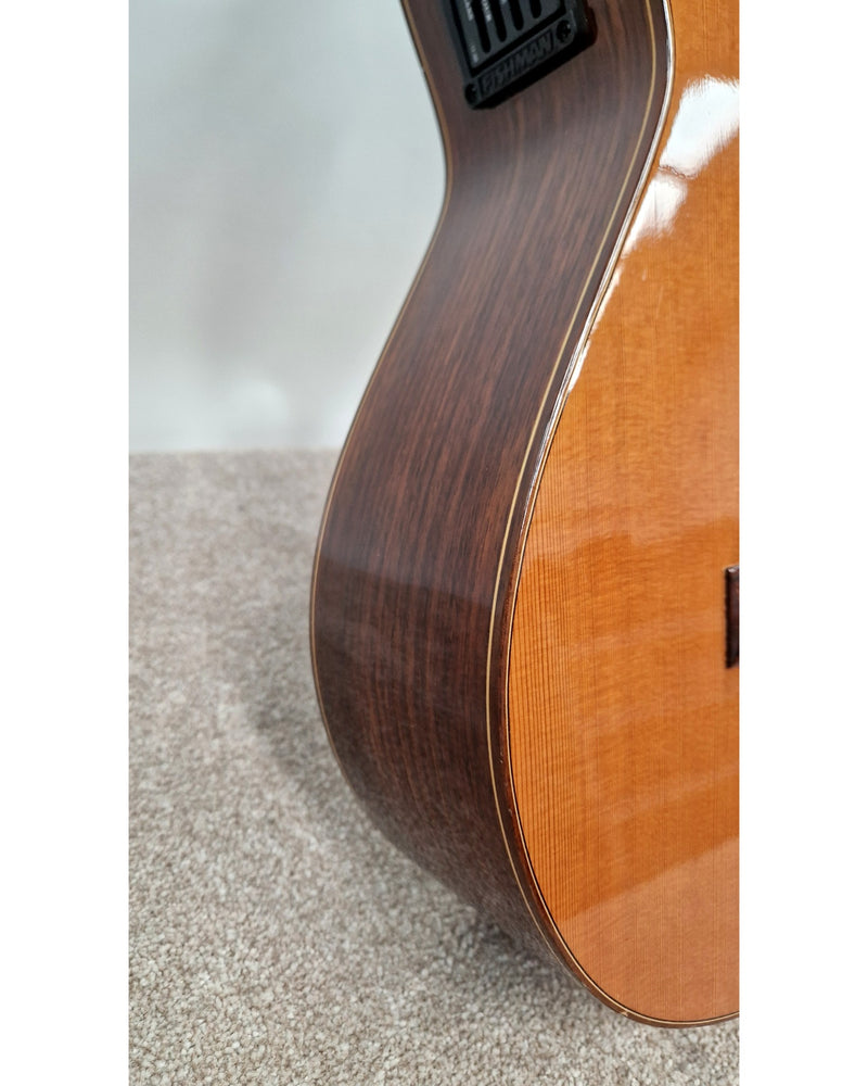 Manuel Raimundo N660-E - Acoustic Guitar - Natural - Good w/ Hard Case - image 12