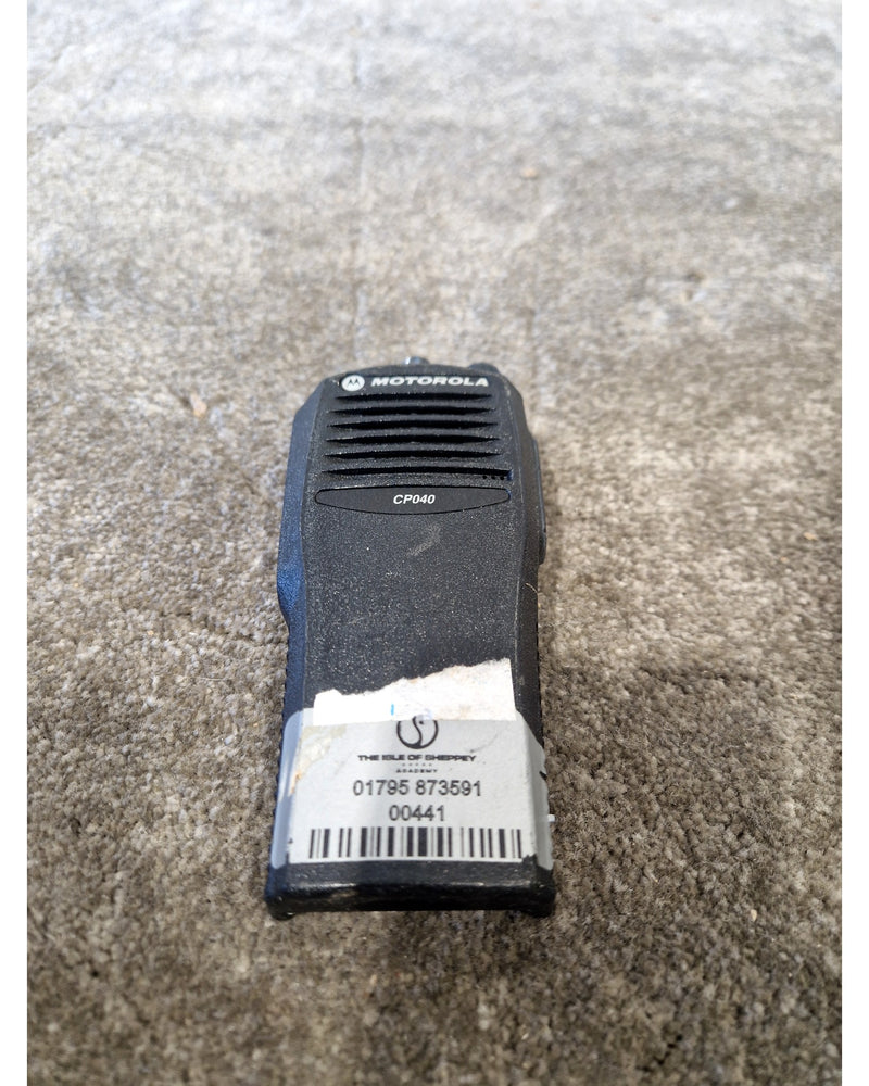 Motorola Cp040 Radio No Battery - Black – Radio - Fair - Image 6