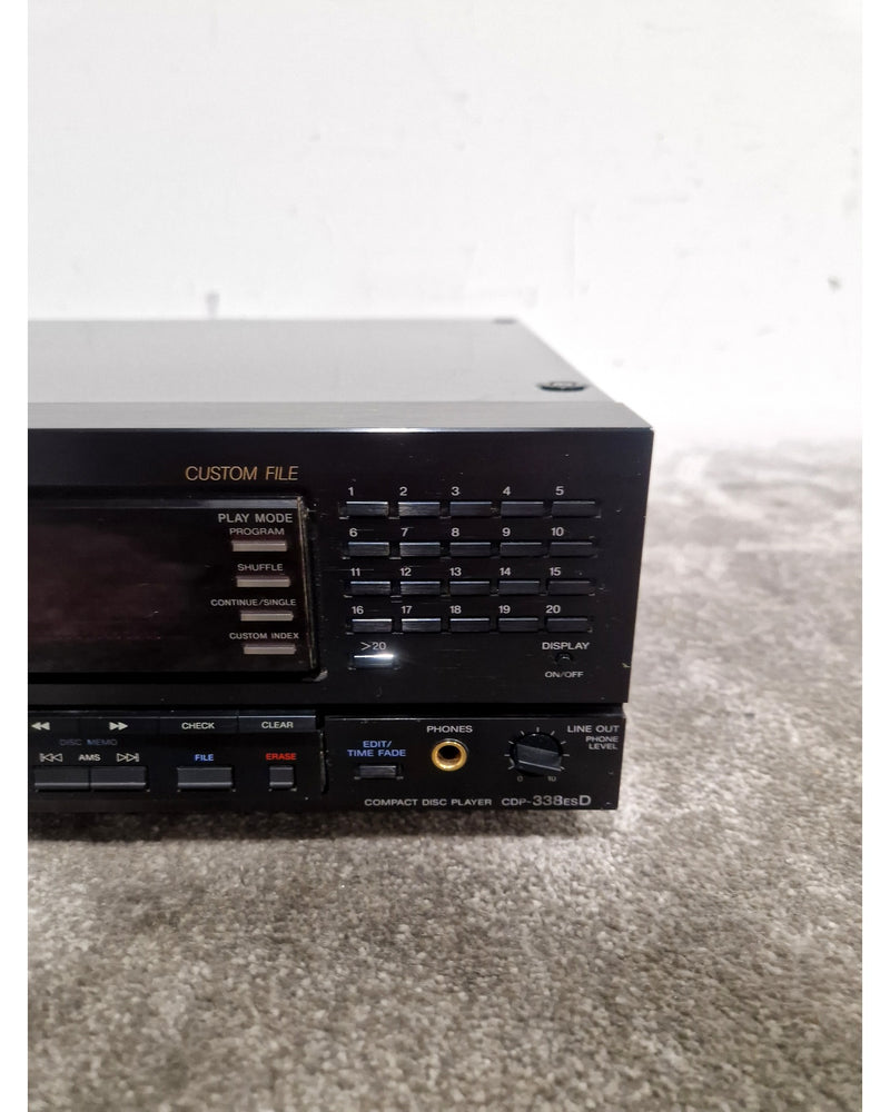 Sony CDP-338ESD - CD Player - Black - Excellent - Image 10