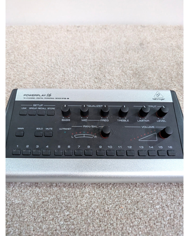 Behringer Powerplay P16-M - Audio Interface - Excellent w/ Original Box, Manuals, Power Supply - image 9
