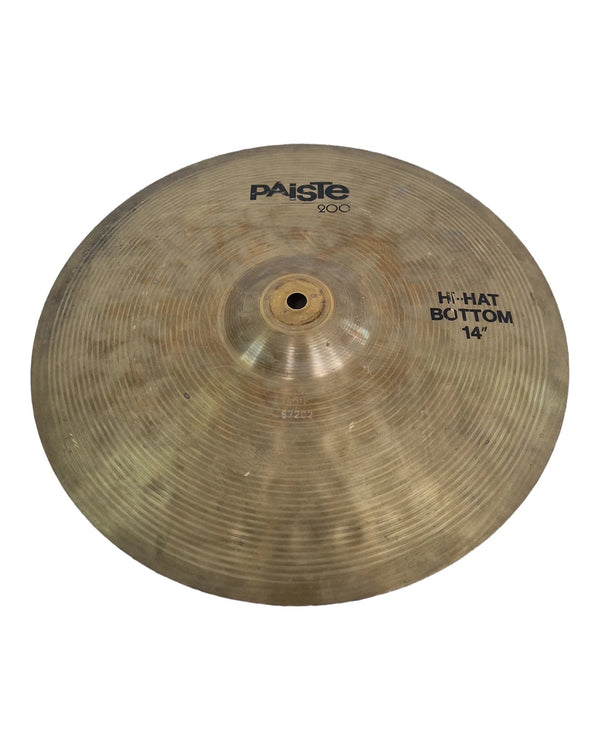 Paiste 200 HI-HAT BOTTOM 14' - Cymbal - Good