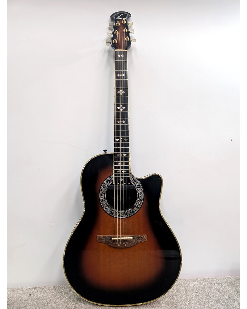 Ovation Legend Custom 1869 - Acoustic Guitar - Sunburst - Good w/ Hard Case - image 2