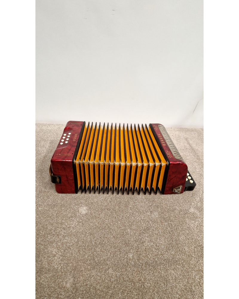 Hohner Erica - Accordion - Red - Fair - image 3