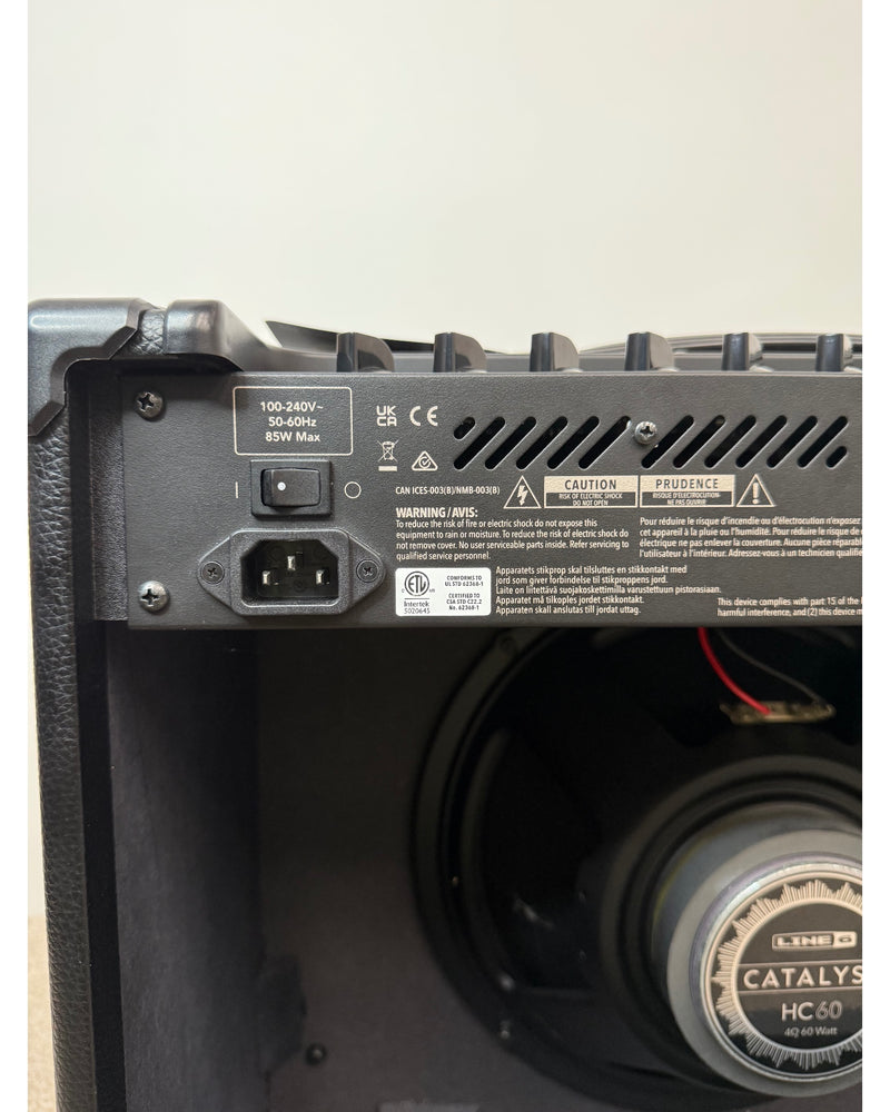 Line Catalyst 60 - Guitar Amplifier - Black - Like New w/ Original Box, Cables, Power Supply - image 9