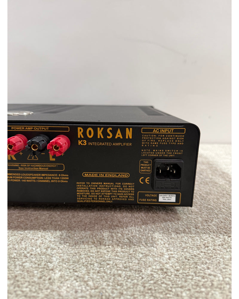 Roksan K3 Integrated Amplifier - Hi-Fi Amplifier - Black - Excellent w/ Remote Control - image 10