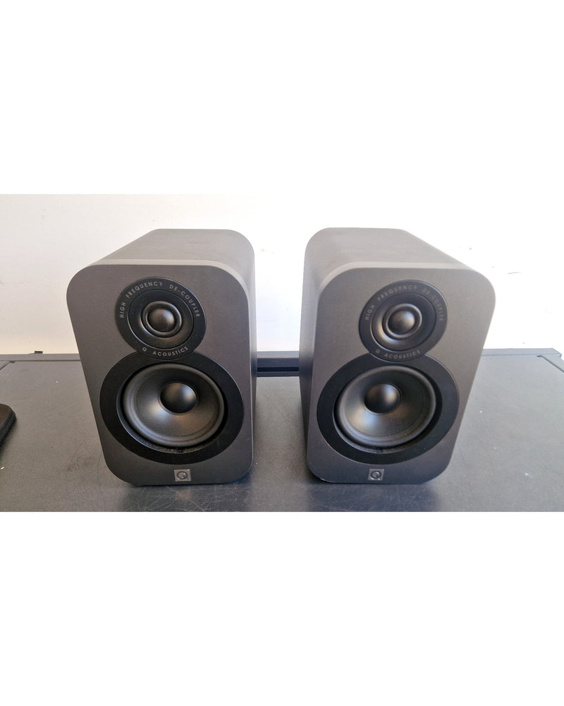 Q Acoustics 3010 - Hi-Fi Speakers Pair - Black - Excellent - Image 2