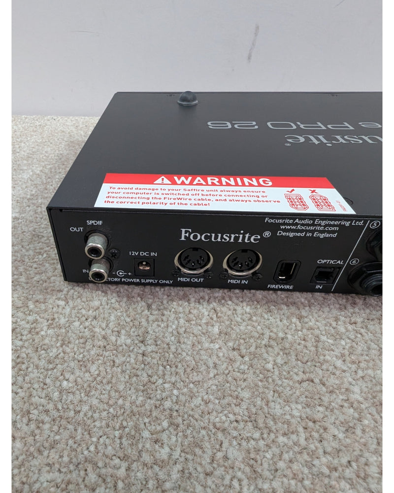 Focusrite Saffire Pro 26 - Audio Interface - Excellent - image 10