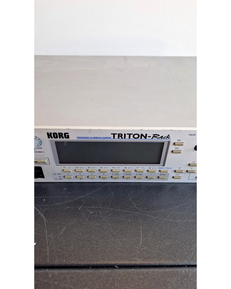 Korg Triton Rack - Synthesizer Module - Good w/ Manuals, Factory Preload Floppy Disks, Power Supply - Image 13