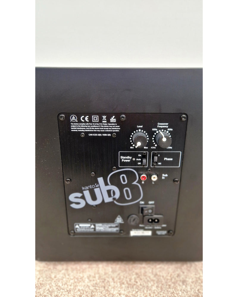Kanto Sub8 - Subwoofer - Very Good w/ Cables - image 11