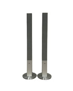 Loewe S1 Floor Standing Speaker - Pair - White - Excellent w/ stands - Image 1