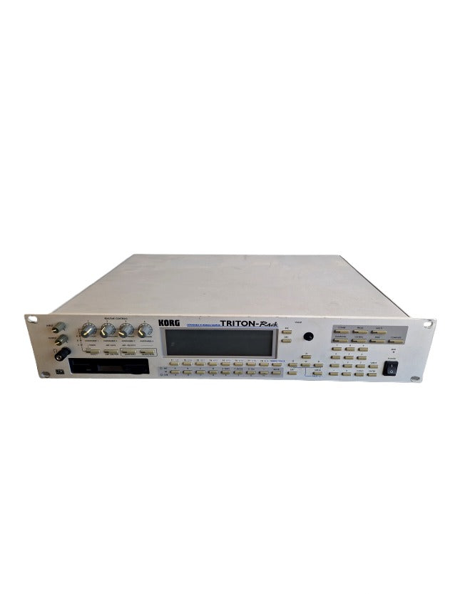 Korg Triton Rack - Synthesizer Module - Good w/ Manuals, Factory Preload Floppy Disks, Power Supply - Image 1