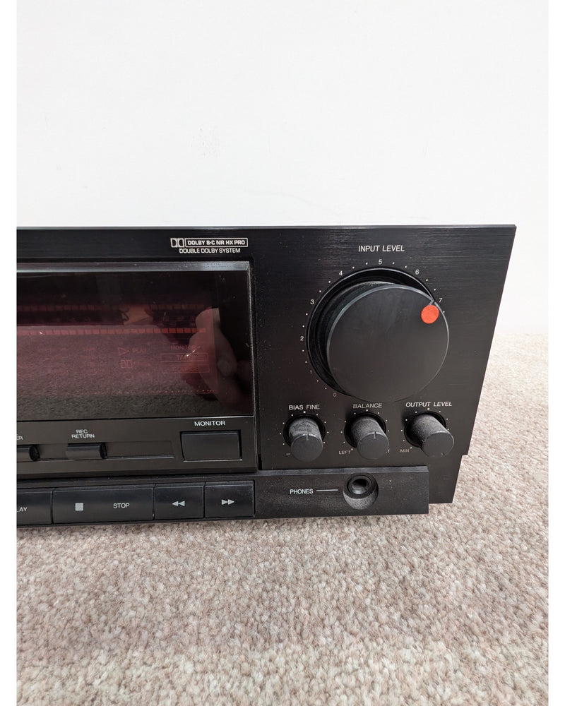Denon DRM-700 - Cassette Deck - Black - Very Good w/ Manuals - image 6