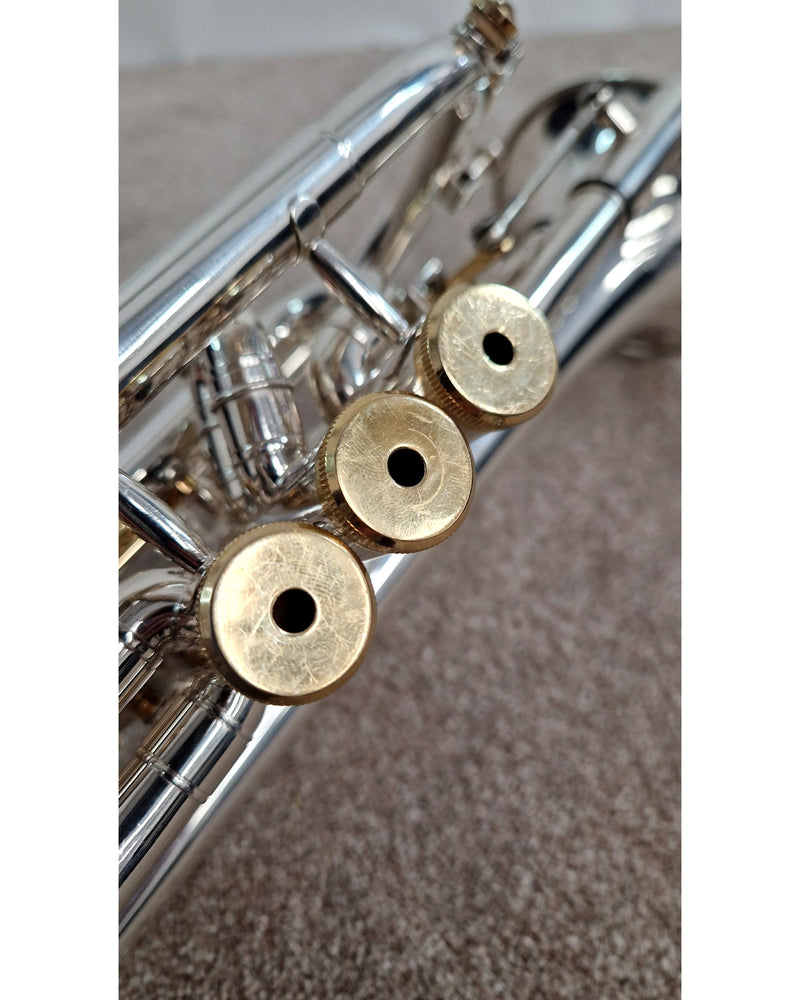 Besson Prestige BE2028 Bb Cornet – Silver Plated – Excellent w/ Hard Case - image 19