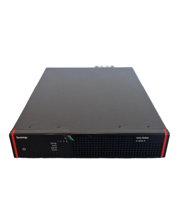 Biamp Voltera A 600.4 - Power Amplifier - Good w/ Original Box, Cables, Manuals