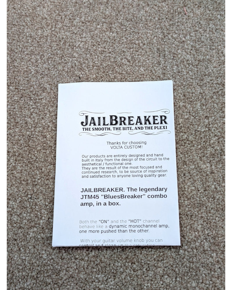 Volta Jailbreaker - Overdrive & Distortion Pedals - Black - Excellent w/ Manuals - image 6