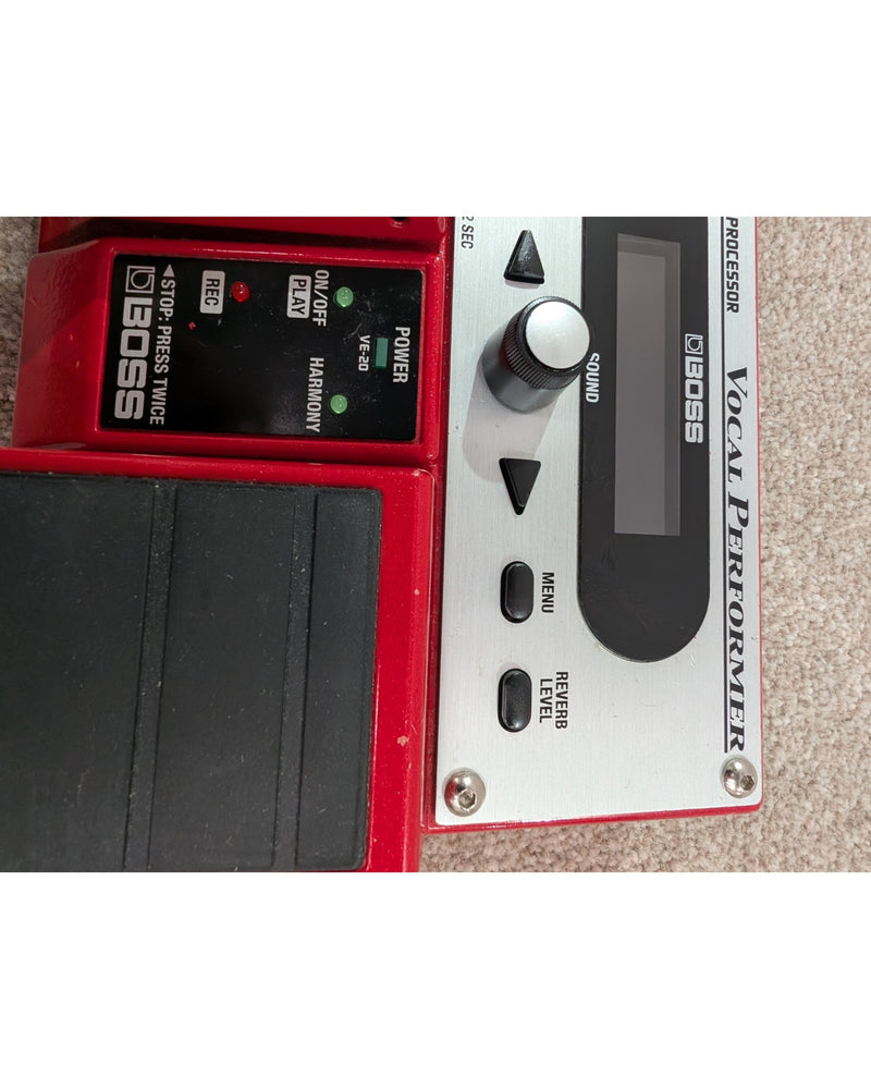 Boss VE-20 Vocal Performer - Multi-Effects Pedal - Red/Silver - Good - image 13