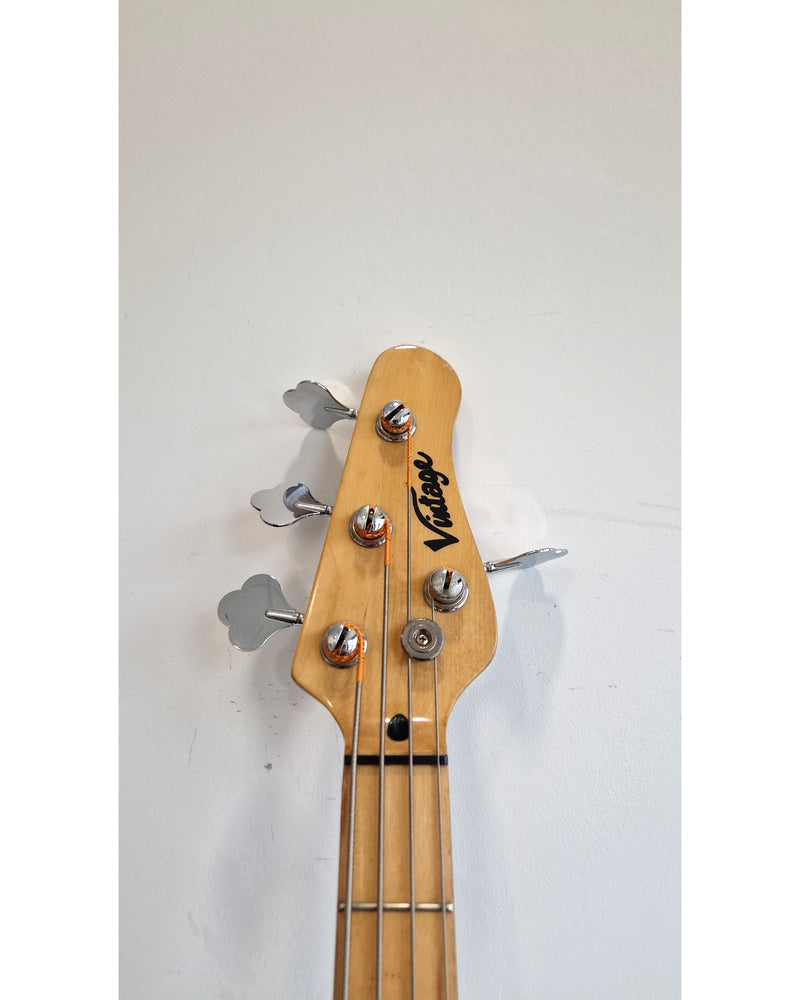Vintage V96 Stingray Bass Guitar - Black - Bass Guitar - Very Good - image 3